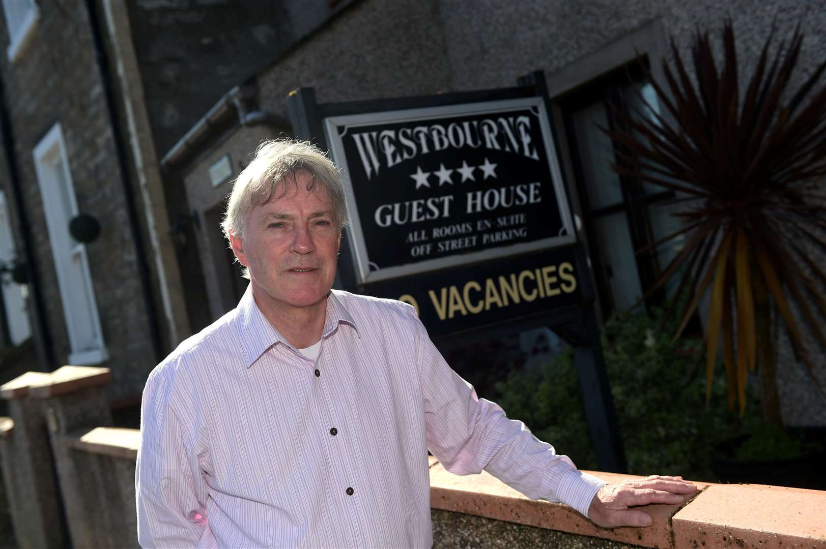 Guest house owner Richie Paxton thinks new support has come too late for many. Picture: Callum Mackay.