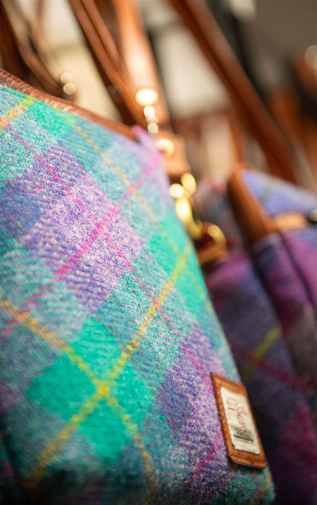 The iconic fabric is used to make beautiful accessories and clothing complete with the famous orb mark! Picture: Callum Mackay