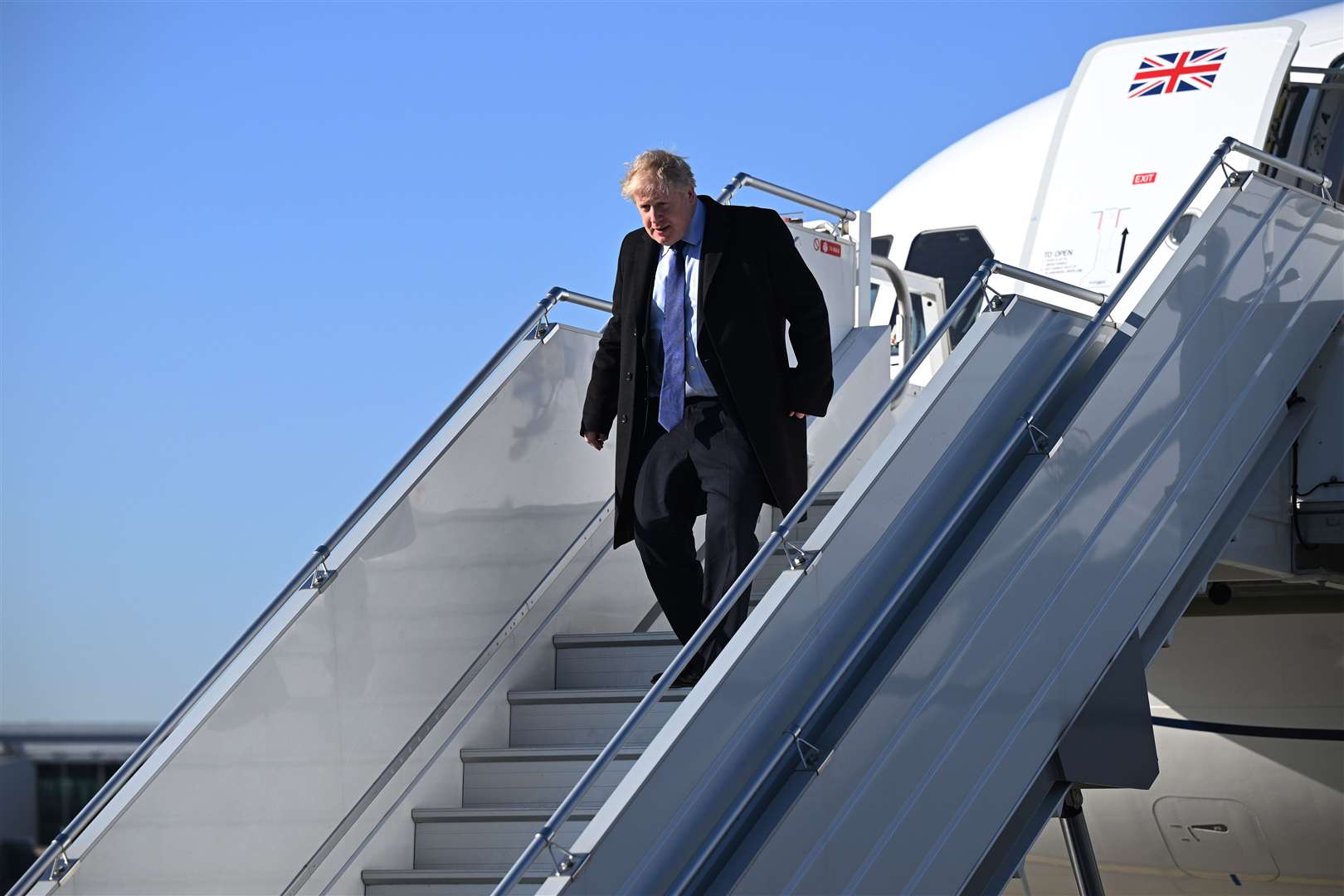 Prime Minister Boris Johnson visited Poland on Tuesday (Leon Neal/PA)