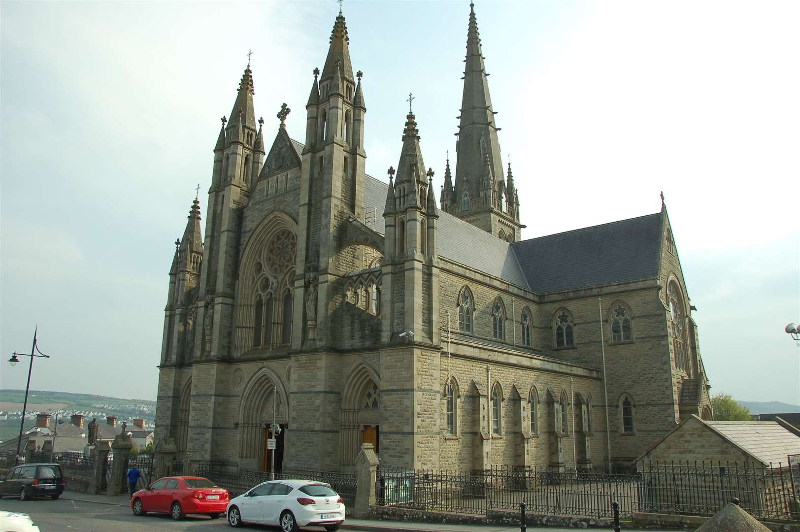 St Eunan's Cathedral, at the summit of Letterkenny.