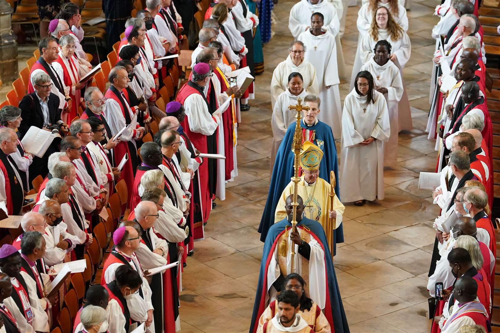 More than 600 Anglican bishops from across the world are meeting at the Lambeth Conference (Gareth Fuller/PA)