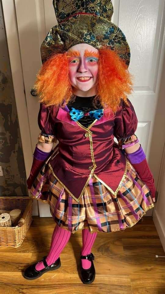 Lynne Mackenzie sent in a picture of this fabulous mad-hatter