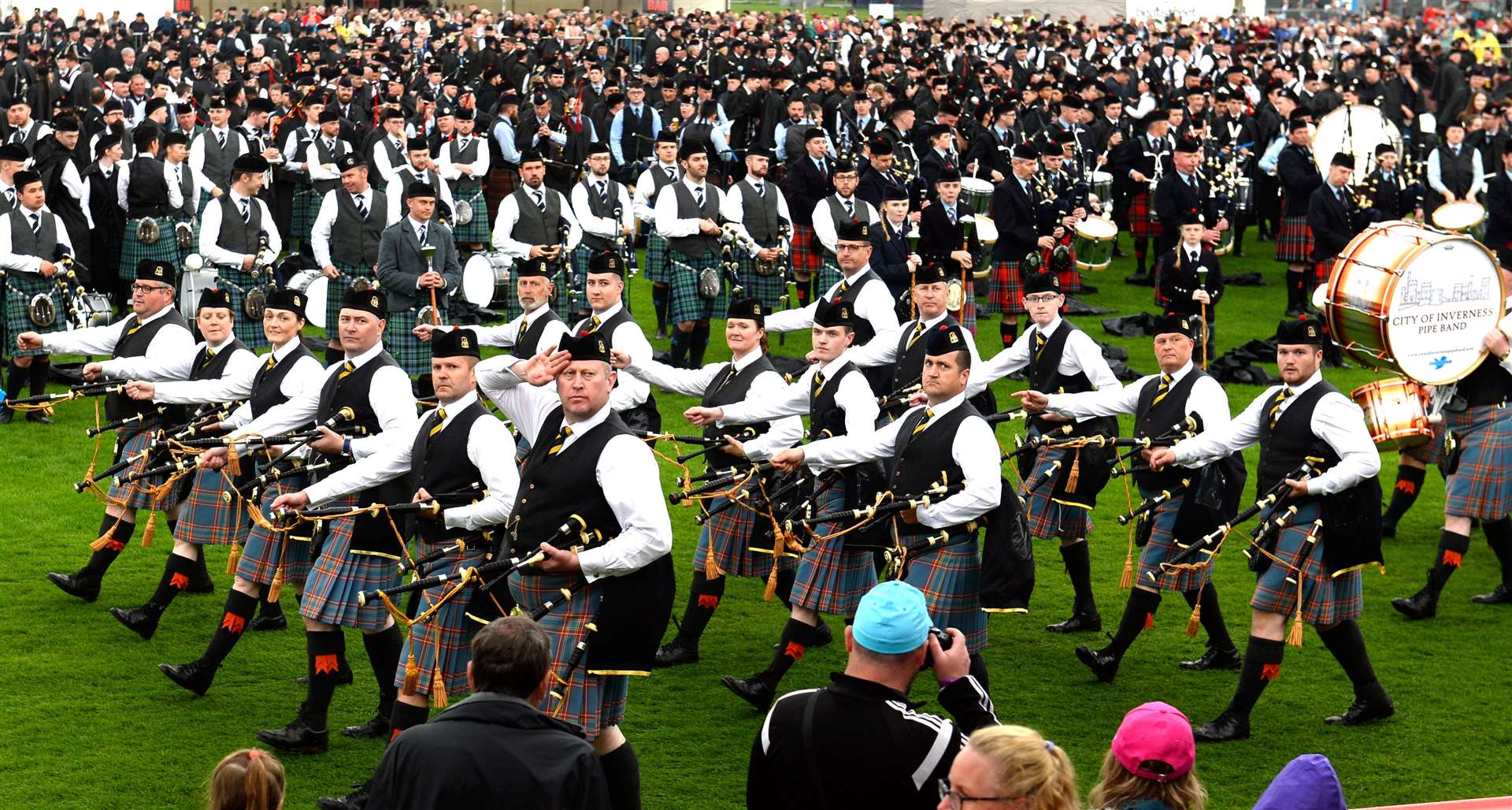 Pipers from around the world gathered at the Northern Meeting Park this summer for Piping Inverness. Picture: Alasdair Allen/SPP