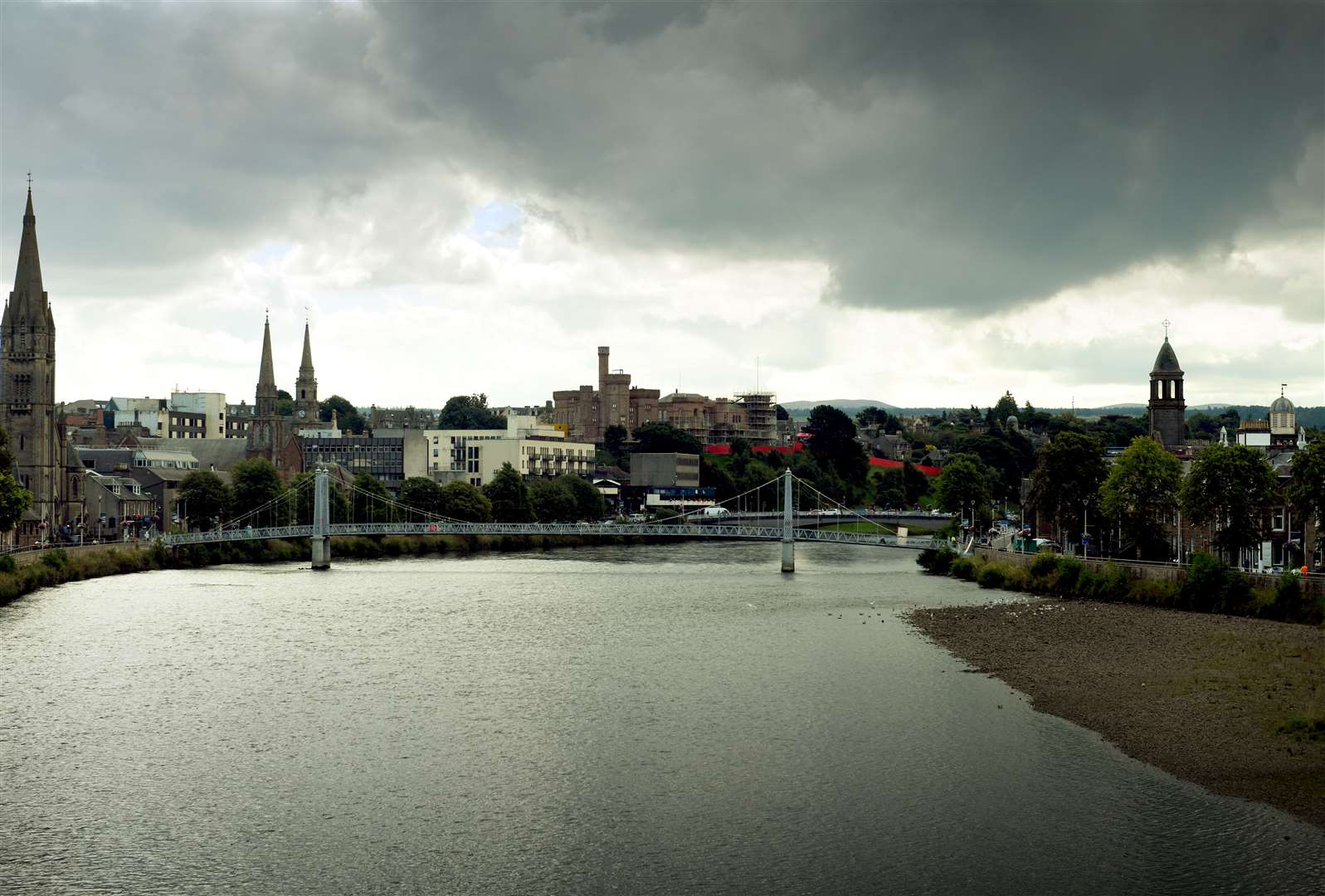 Photo of Inverness from Friar's Bridge. Picture: James Mackenzie.