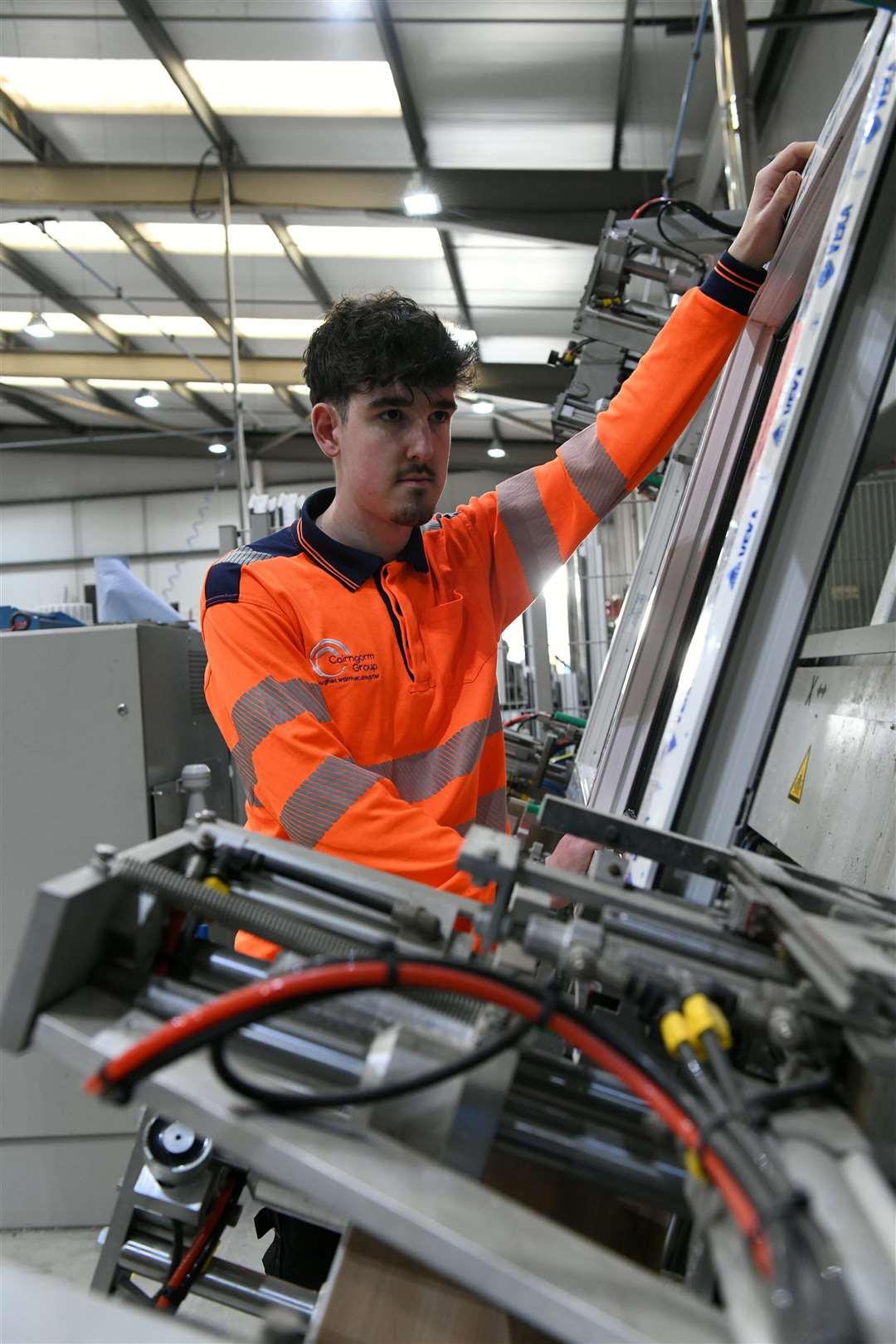 Mike Jasz, trainee window fabricator with the Cairngorm Group. Picture: Callum Mackay