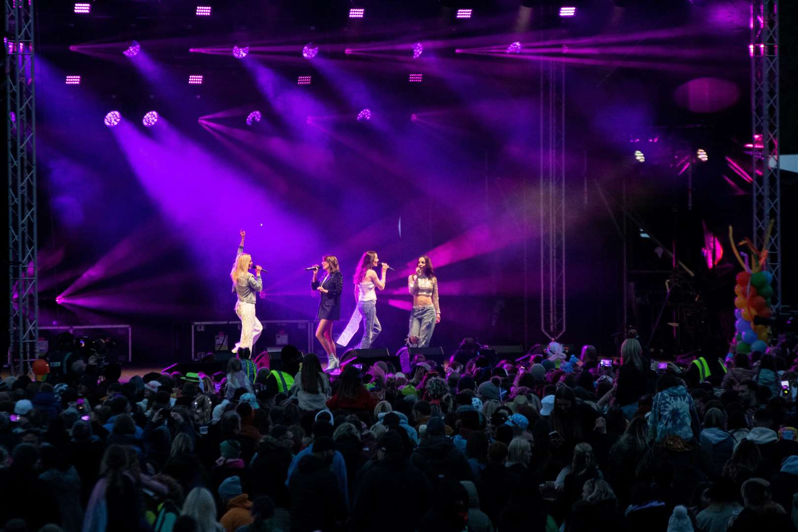 B*Witched were last to perform on the main stage on the Saturday evening.