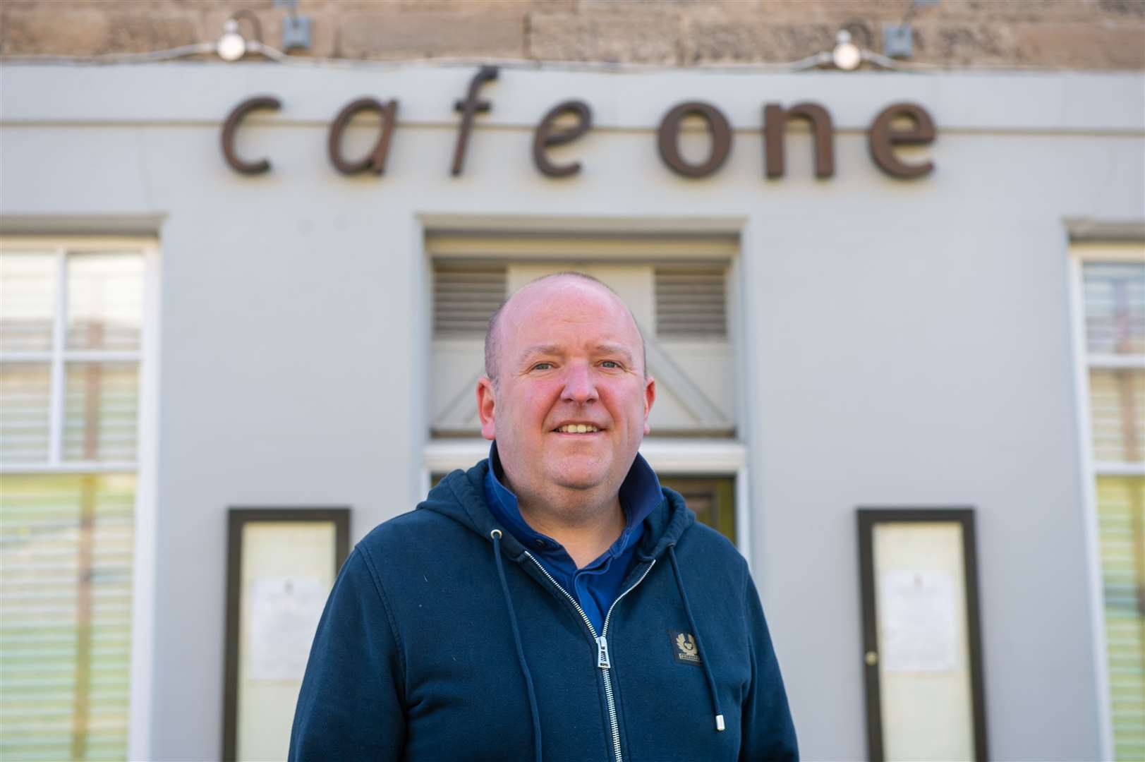 Norman MacDonald, owner of Cafe One, Castle Street, Inverness. Picture: Callum Mackay