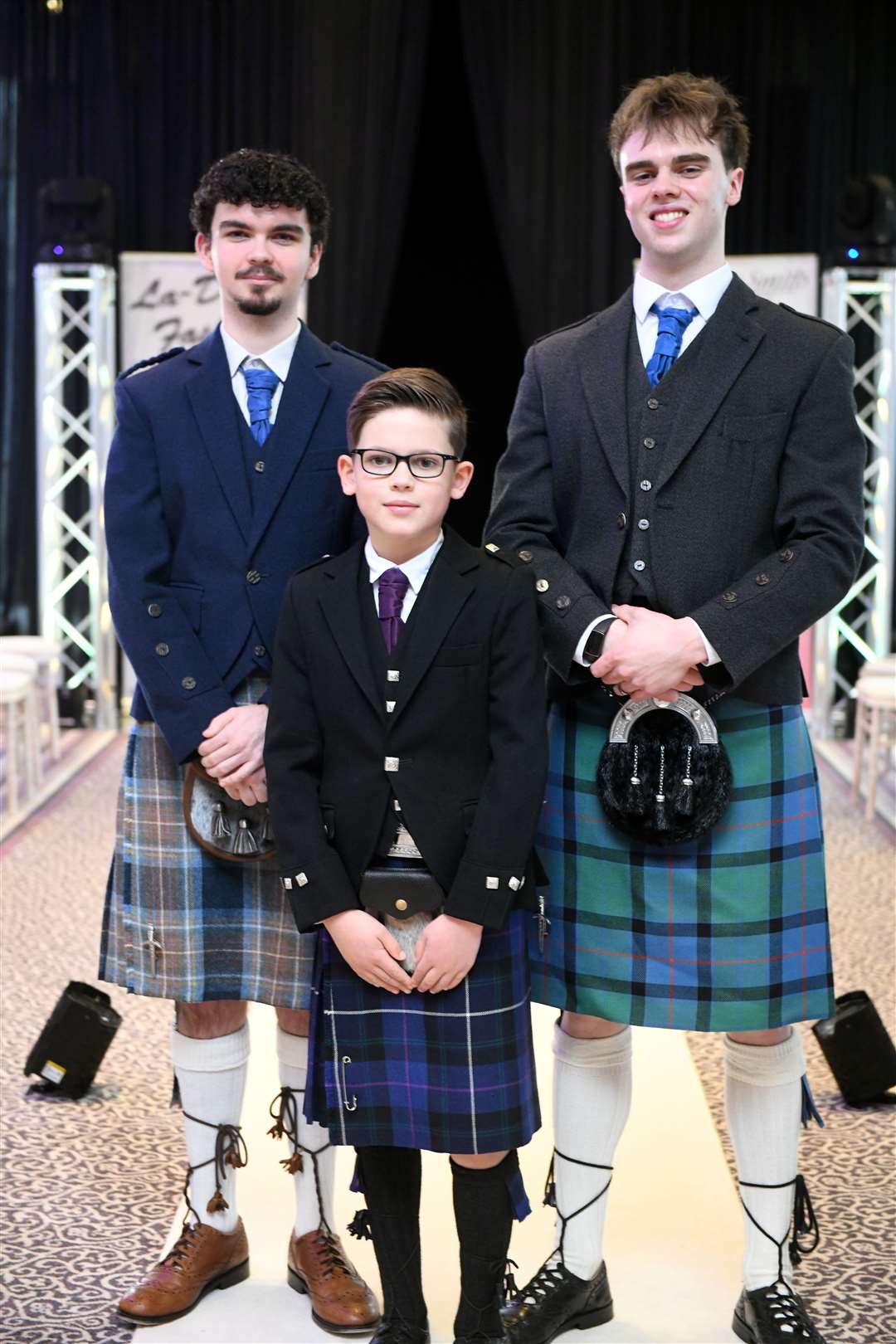 Groom and groomsmen choices from Ben Wyvis Kilts. Picture: James Mackenzie