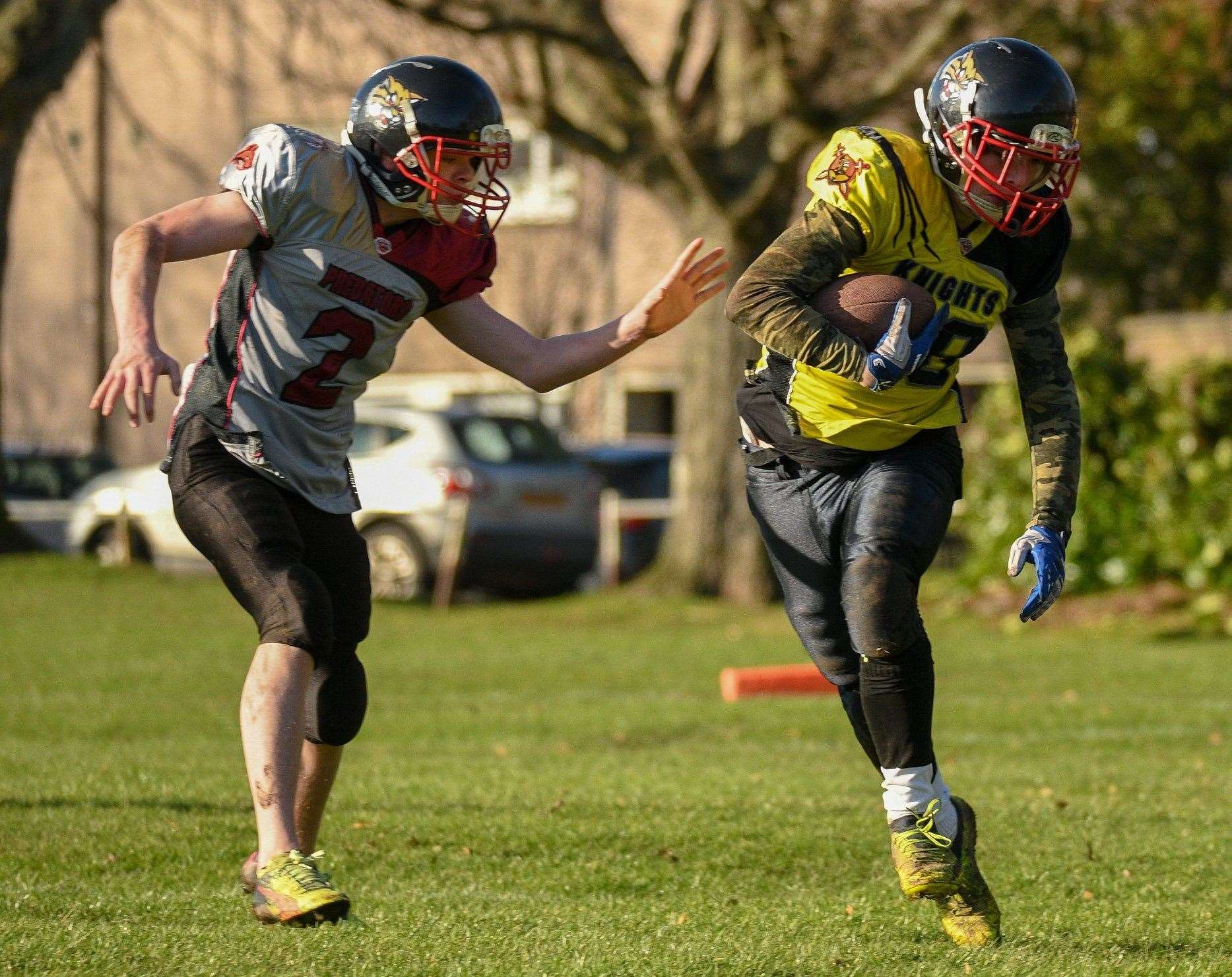 The Charleston Knights were the big winners on the opening round of games in the Highland Academies Community League, beating both the Inverness High School Predators and the composite Sharks team, made up of pupils from Inverness Royal Academy, Millburn Academy and Dingwall Academy. Picture: Scott MacDonald