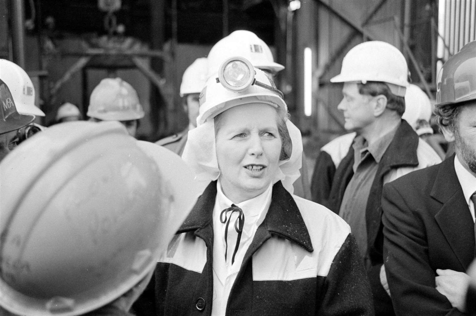 Margaret Thatcher ‘closed so many coal mines across the country’ in her period in office, the PM said (PA)