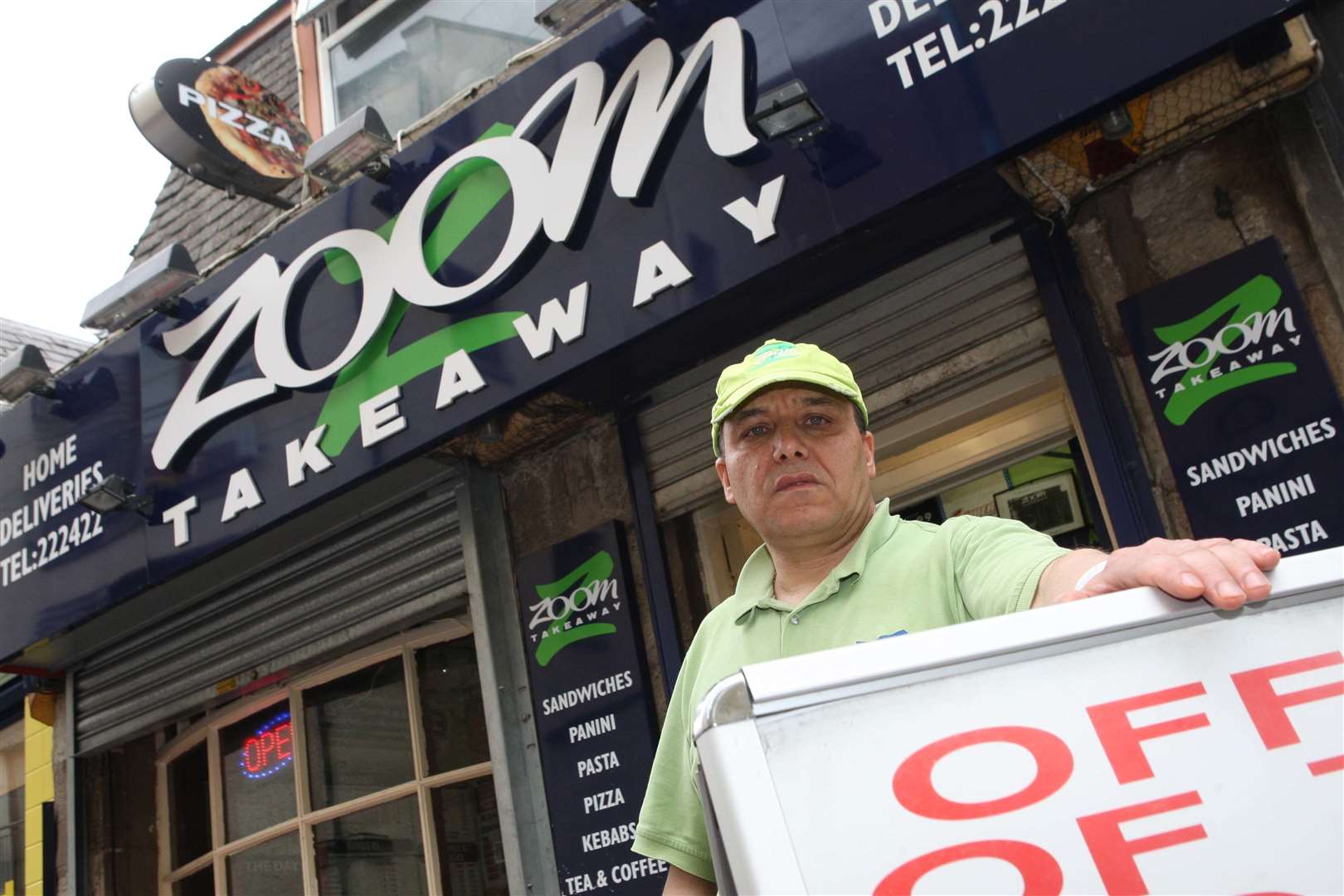 Mohammed Afif who is the owner of Zoom takeaway.