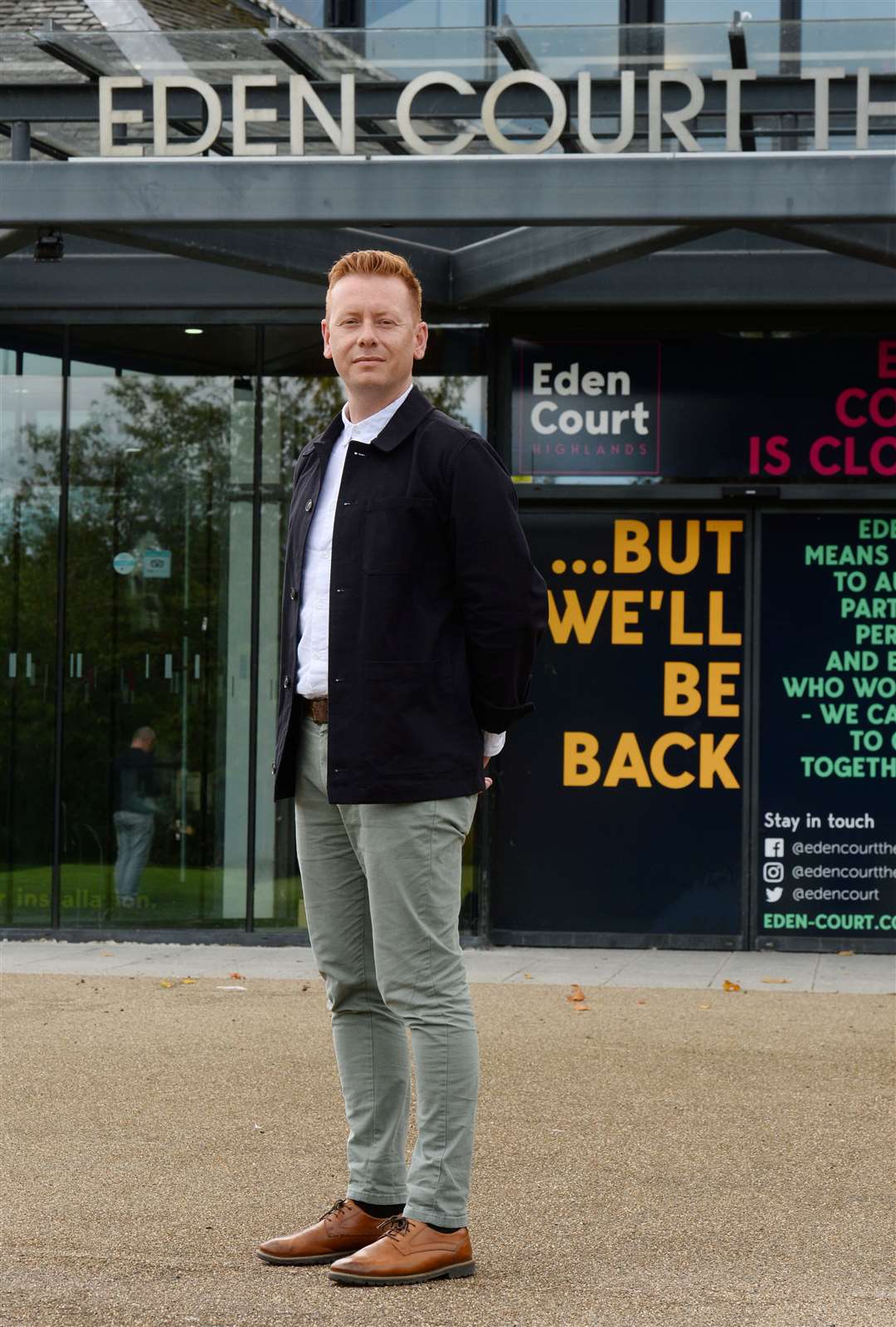 Eden Court's James Mackenzie-Blackman believes it is vital ton open up the Inverness theatre as soon as practical.