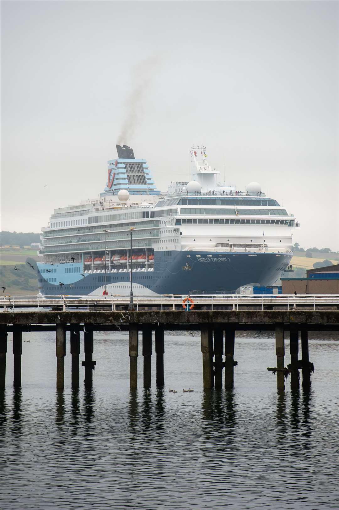 Marella Explorer 2 was the first cruise liner in Invergordon since lockdown..