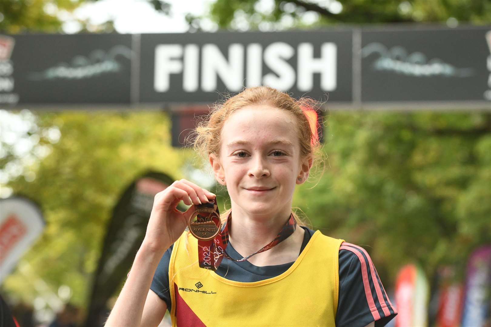 Lois Macrae came first in the 5k. Picture: James Mackenzie.
