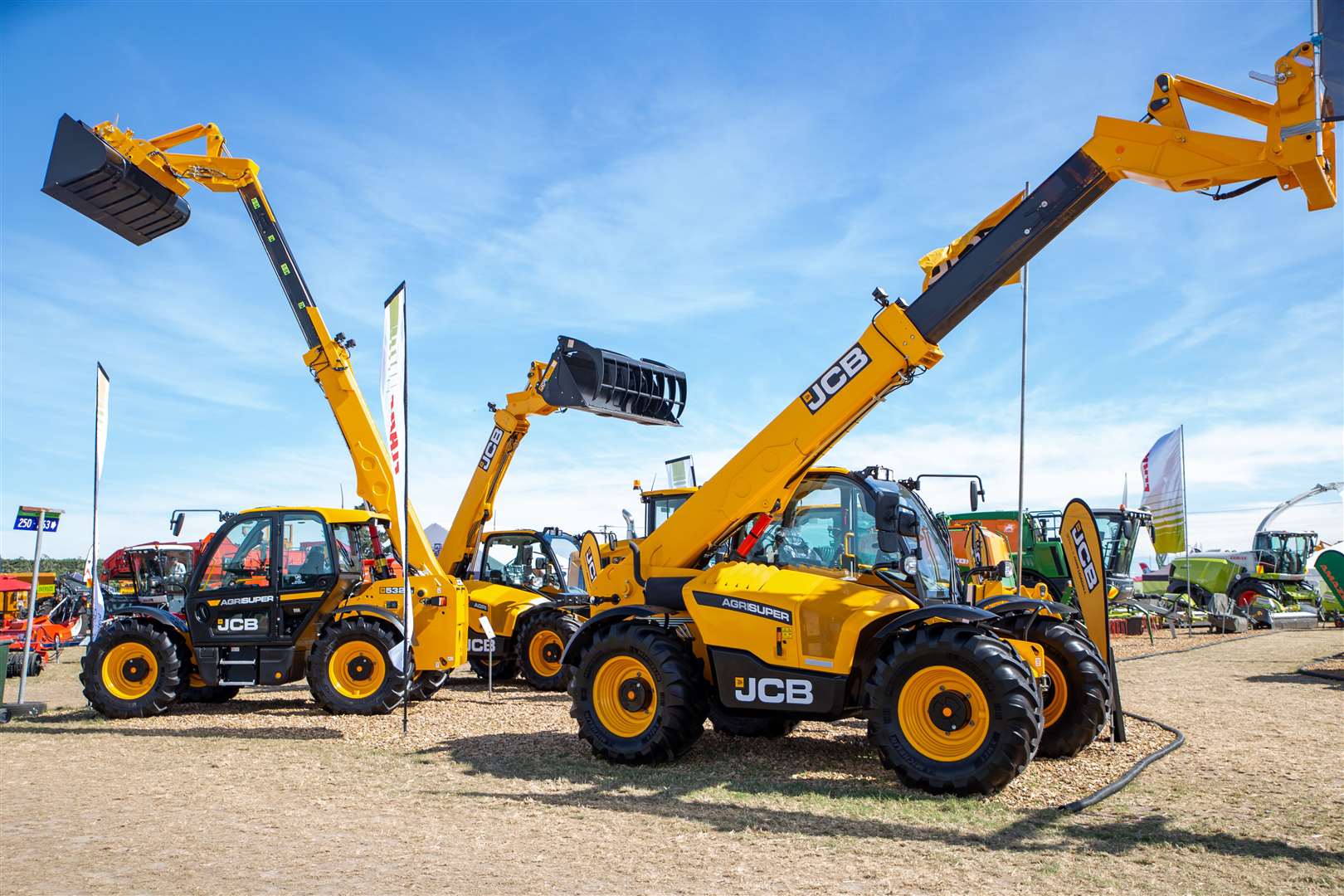 A JCB telehandler is still missing. Picture is a stock image.