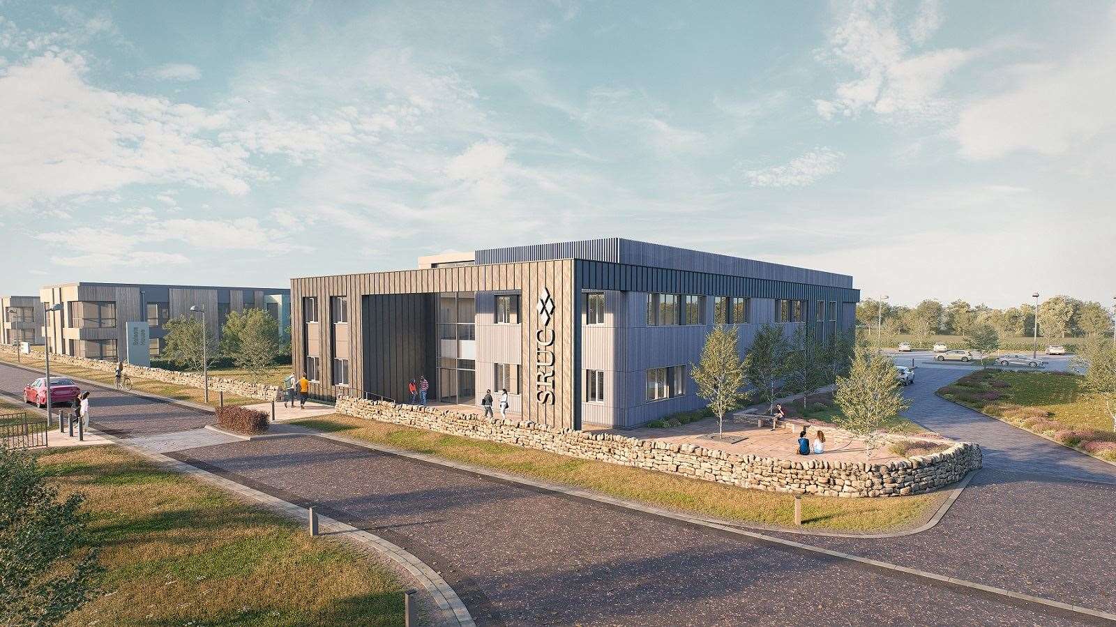 An artist's impression of the proposed rural and veterinary innovation centre in Inverness.