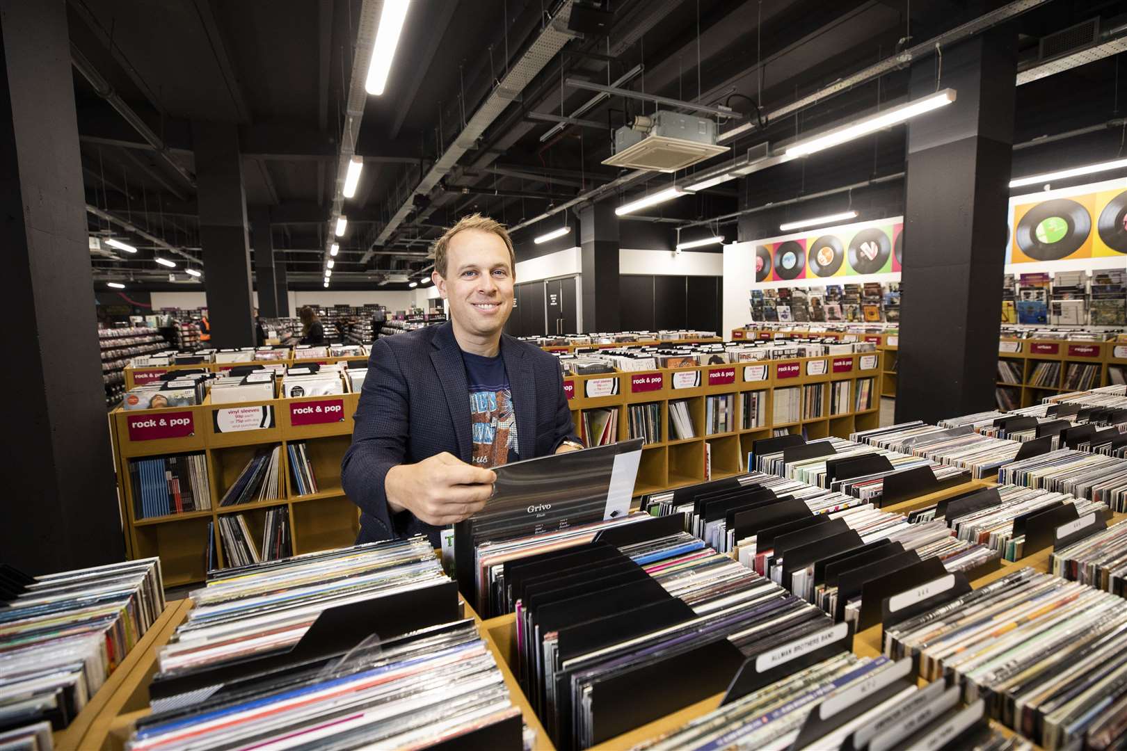 HMV owner Doug Putman said the reopening of the flagship store represented ‘the culmination of a good few years of hard work’ (Fabio De Paola/PA)