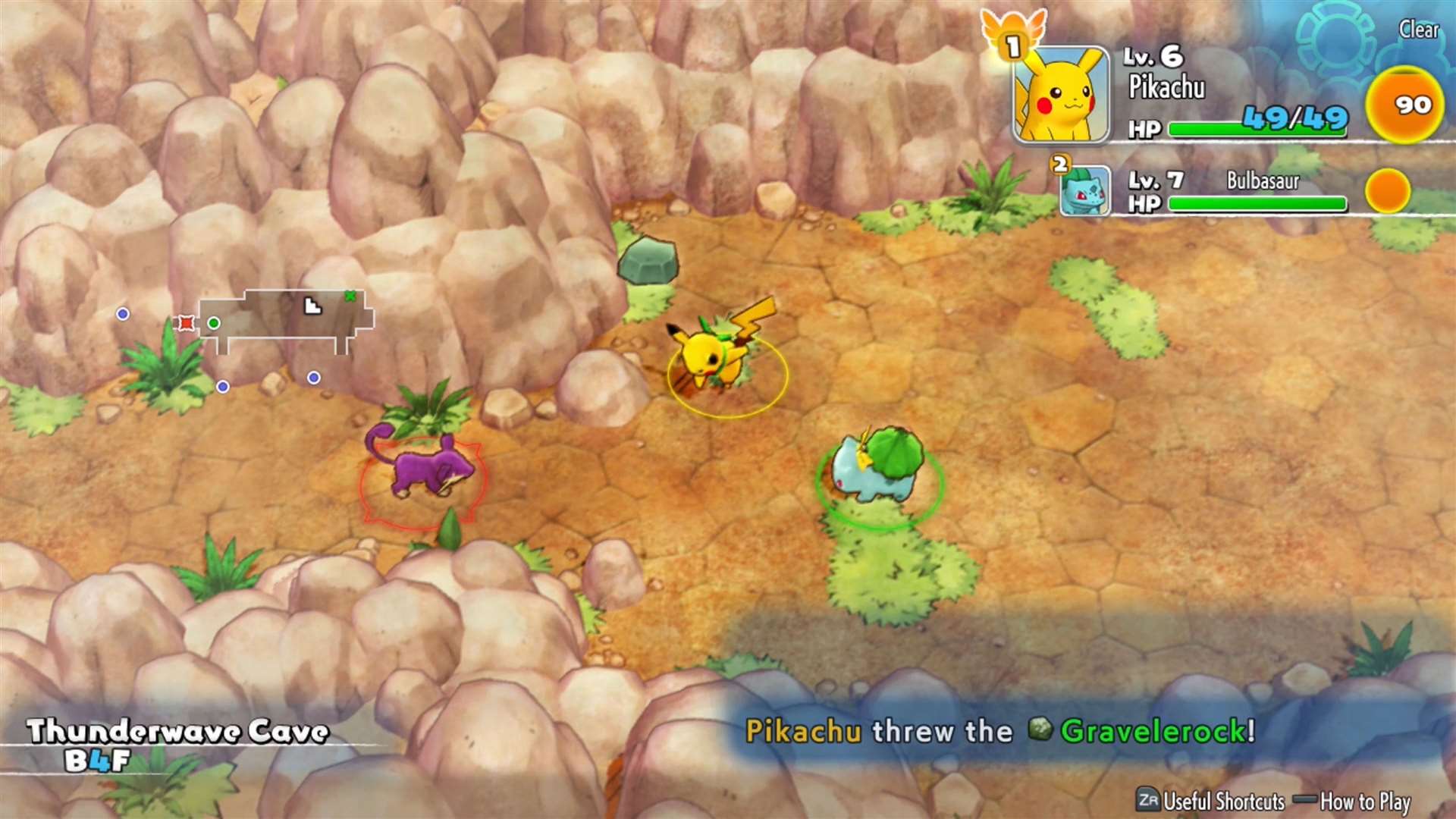 Pokemon Mystery Dungeon: Rescue Team DX. Picture: PA Photo/Handout