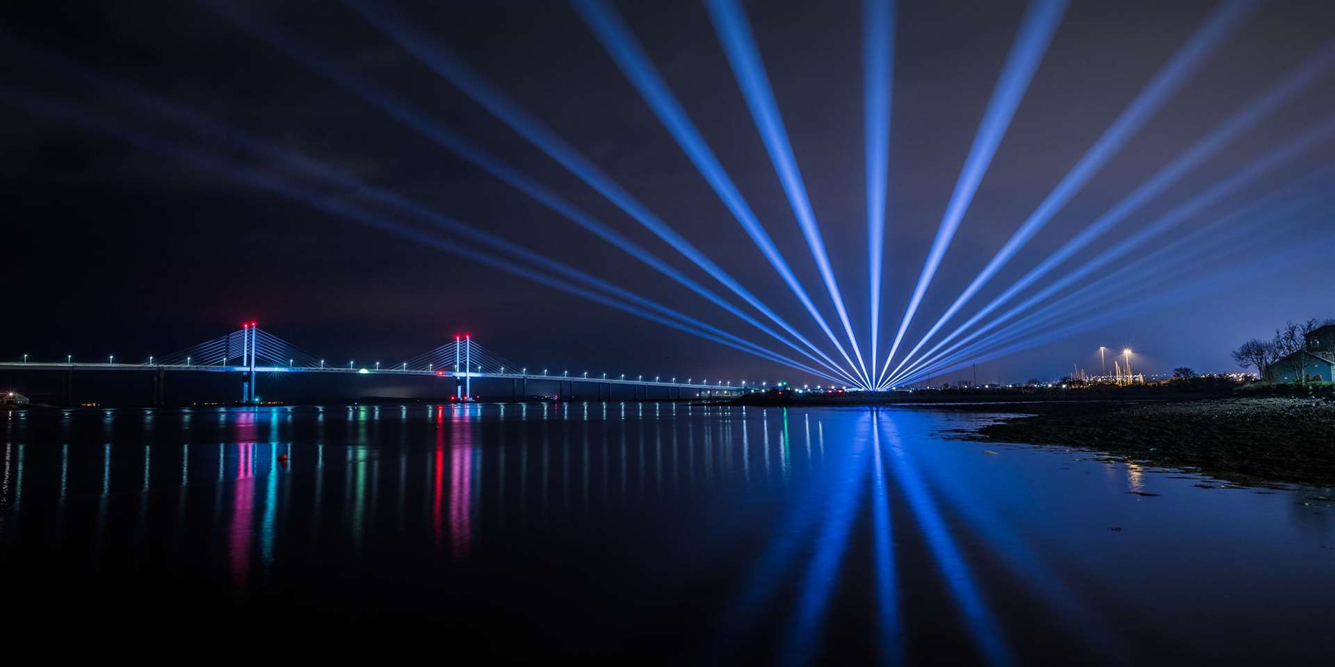 One of the images of Inverness's Kessock Bridge which are for sale in aid of Highland Hospice.