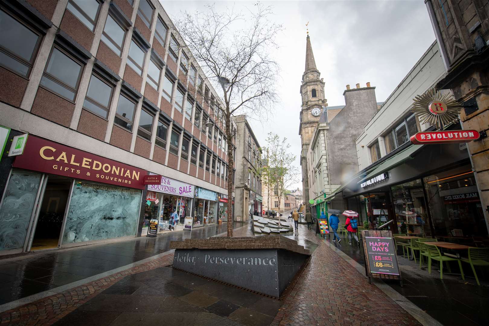 Three Virtues in Church Street, Inverness. Picture: Callum Mackay.