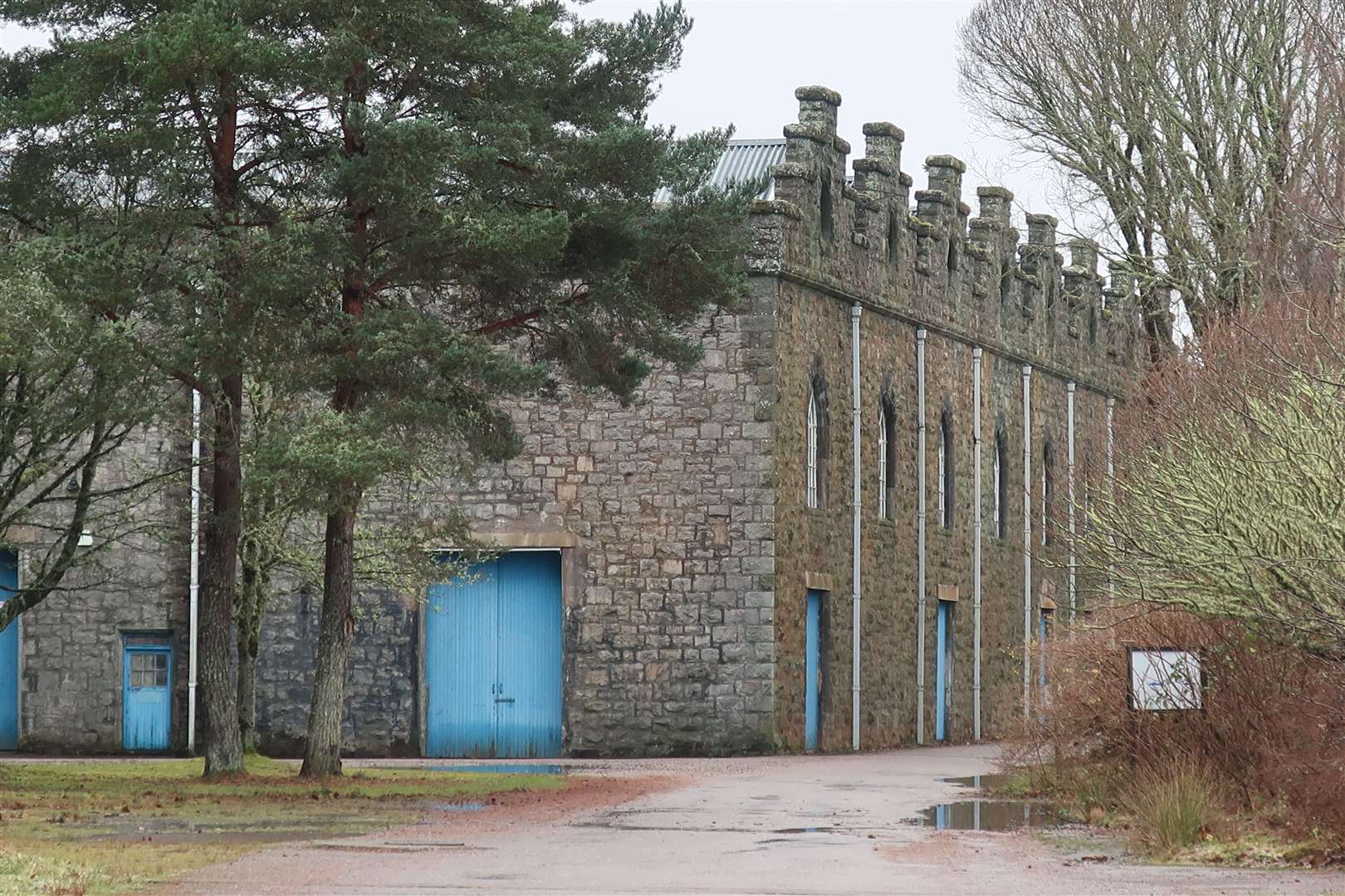The former aluminium works at Lower Foyers.