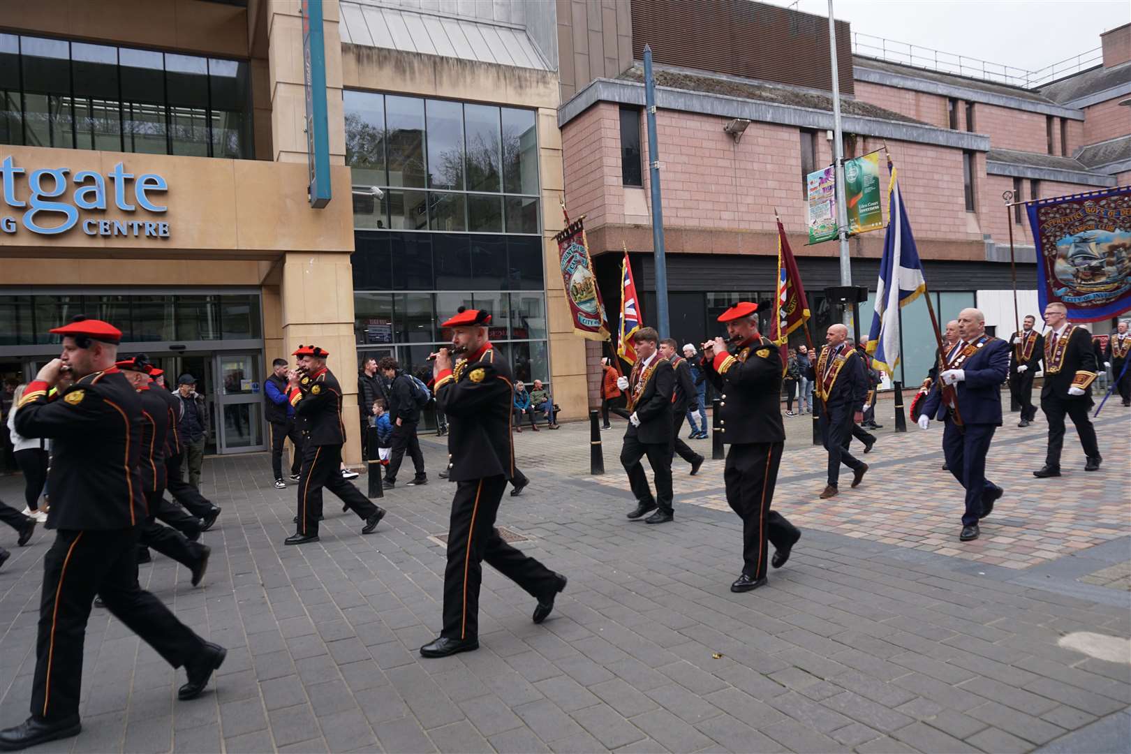 The parade in front of Eastgate Shopping Centre. Picture: Federica Stefani.