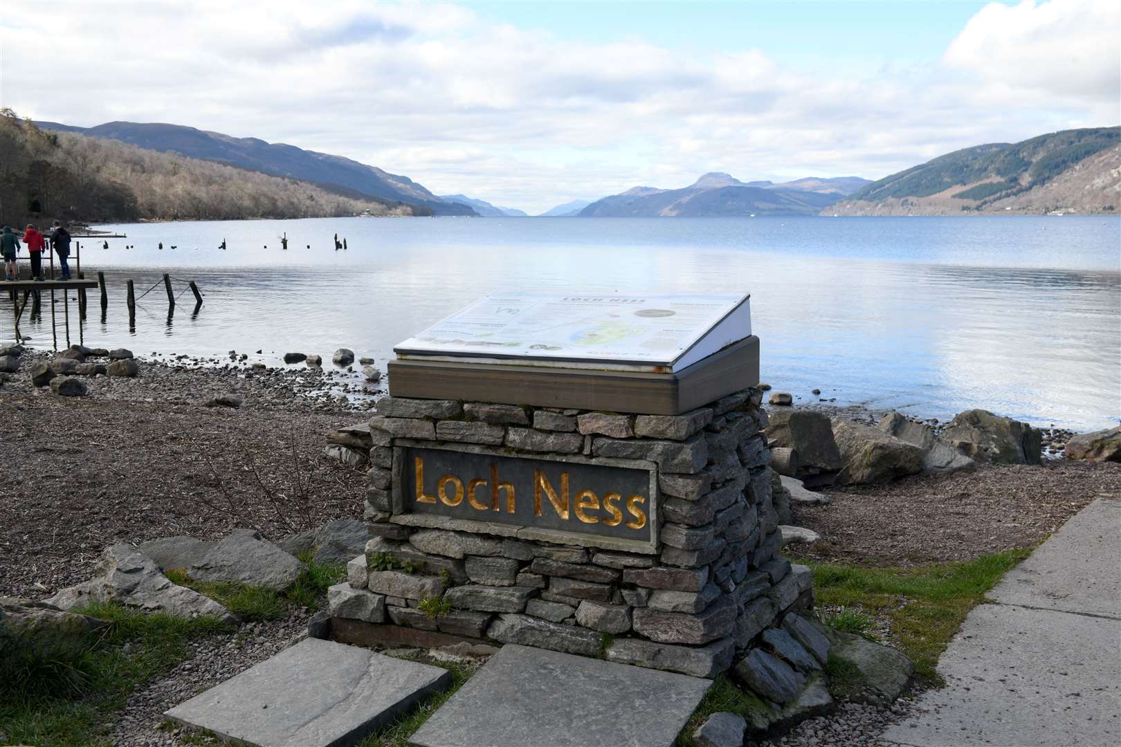 A new mysterious appearance in the waters of Loch Ness was reported. Picture: James Mackenzie.