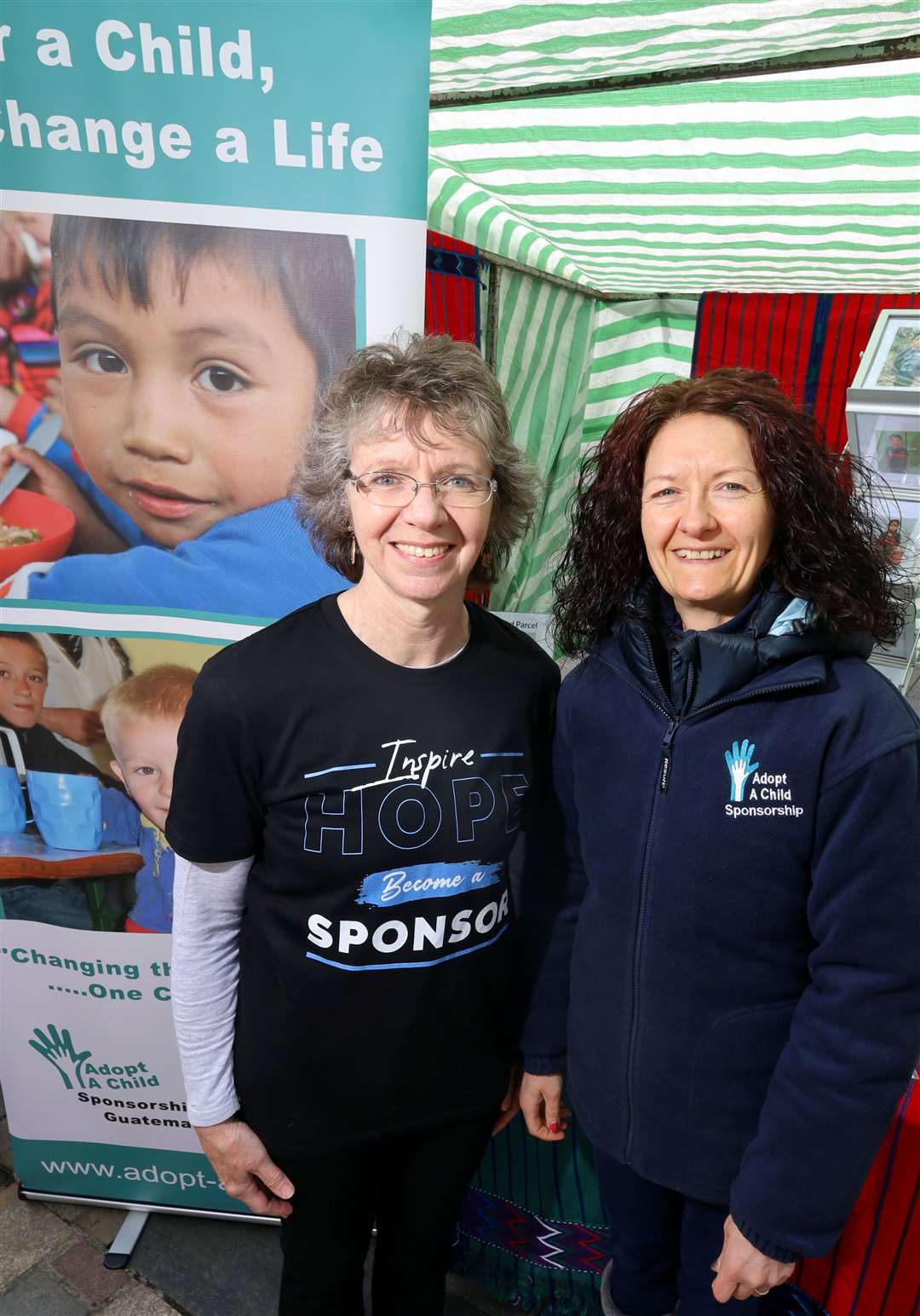 Fiona Mackay and Clare Macdonald-Tanner of Adopt a Child. Picture: James Mackenzie
