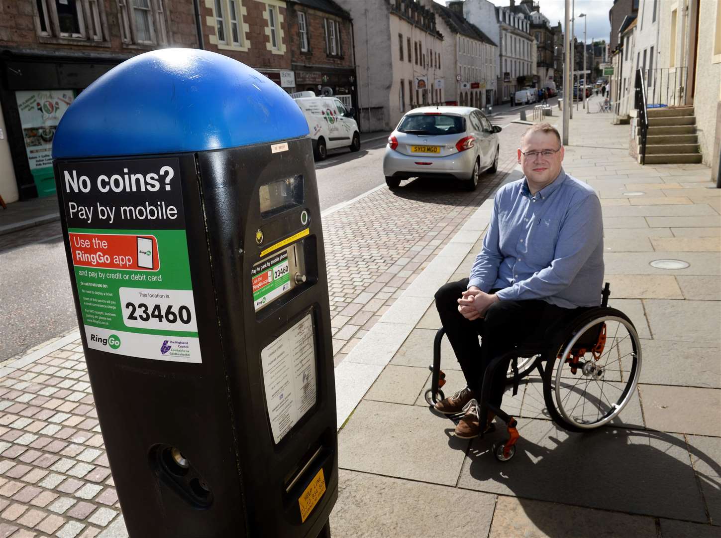 Councillor Andrew Jarvie wants to see no parking charges on city centre streets to help businesses during easing of lockdown. Picture: Gary Anthony
