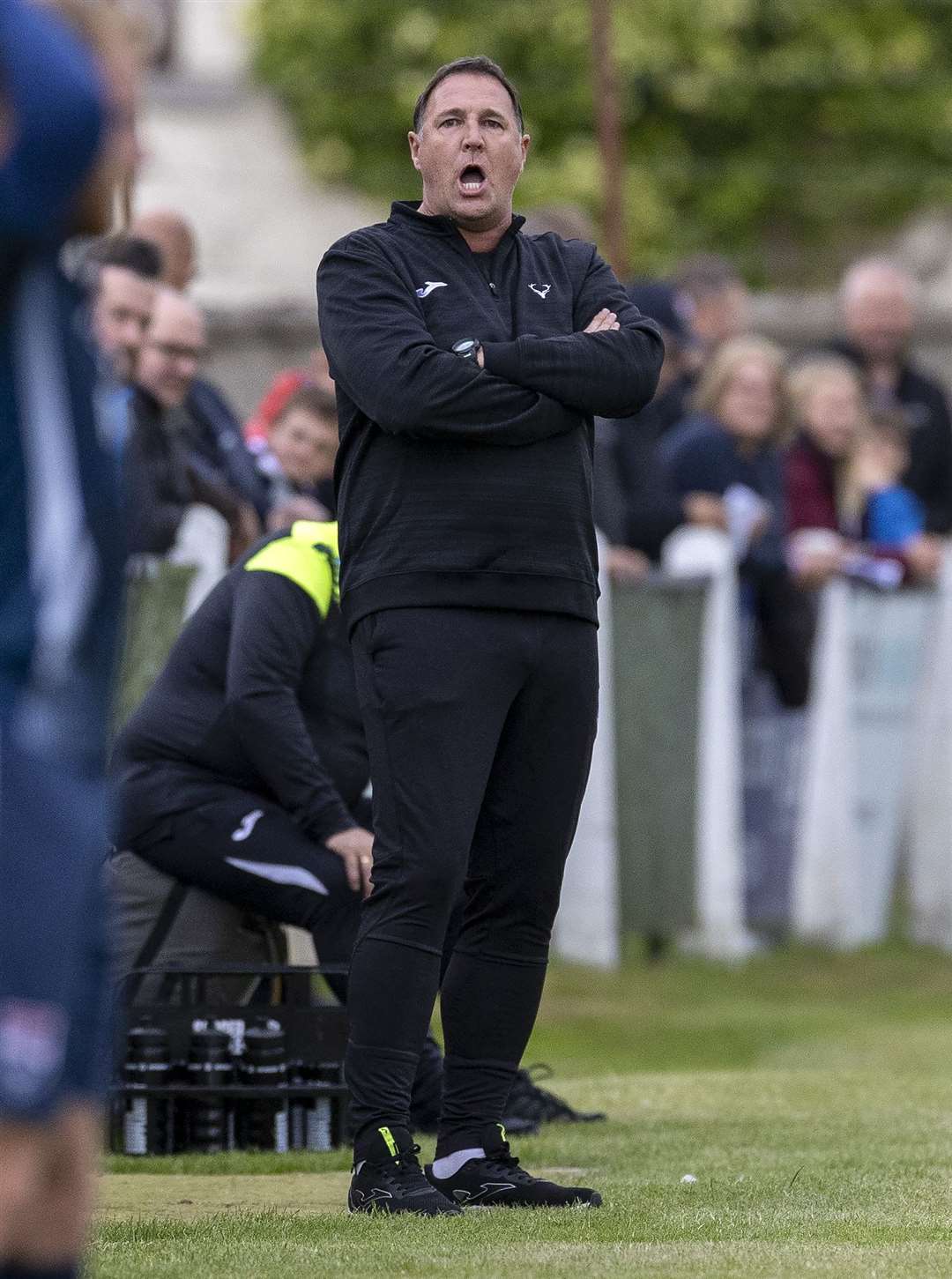Malky Mackay was missing a handful of first team players in Ross County's first pre-season friendly against Nairn County. Picture: Ken Macpherson