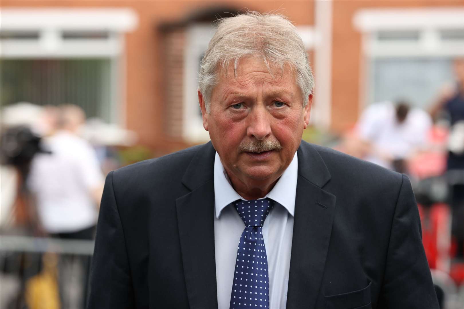 DUP MP Sammy Wilson signalled there was still strength of feeling on the DUP benches about post-Brexit trade arrangements (Liam McBurney/PA Images)