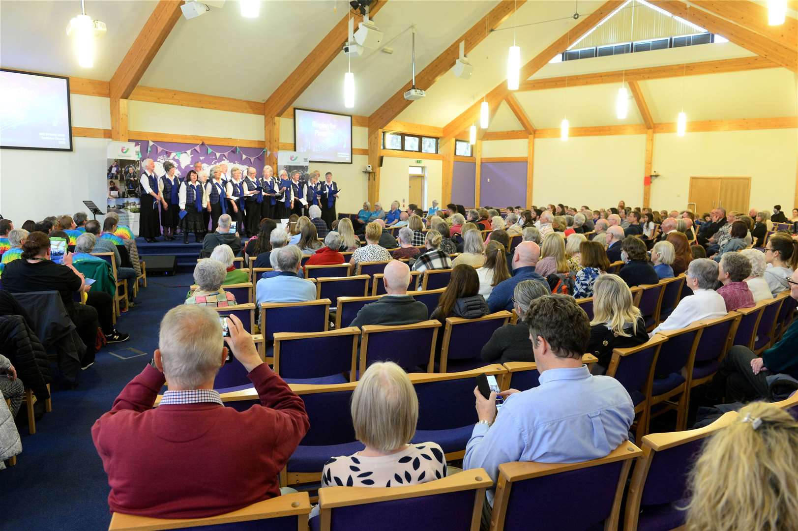 Audience members were treated to an entertaining evening at the Big Spring Sing concert at Smithton Church.