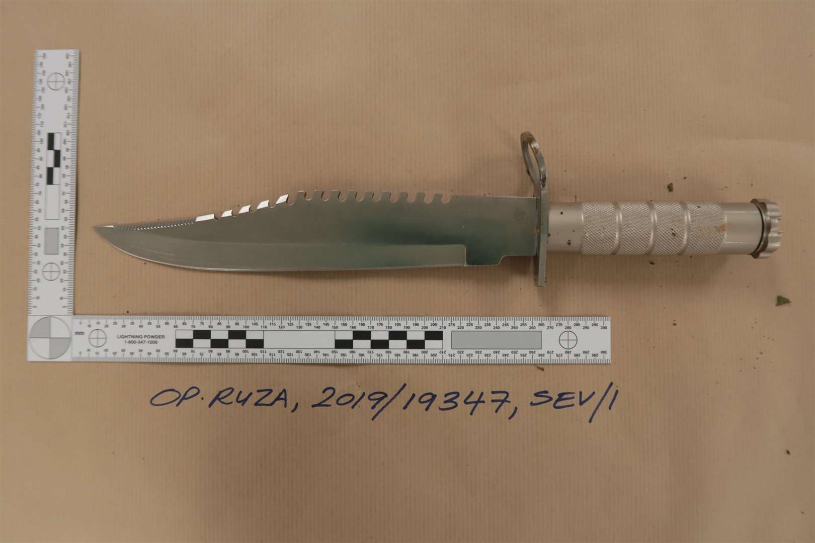 The knife used by Marvin Dyer (Metropolitan Police/PA)