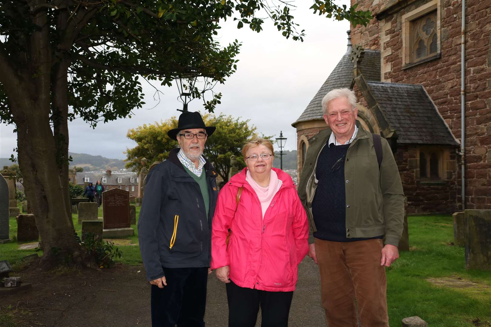 Friends of the Old High steering group members Thomas Prag, Jean Slater (chairperson) and Chris Lewkcock