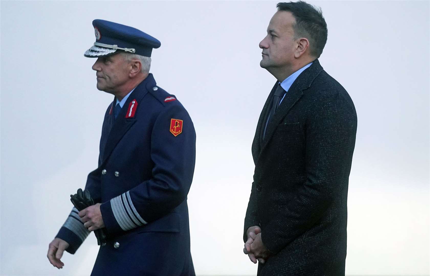 Lieutenant General Sean Clancy (left) with Taoiseach Leo Varadkar (Brian Lawless/PA)