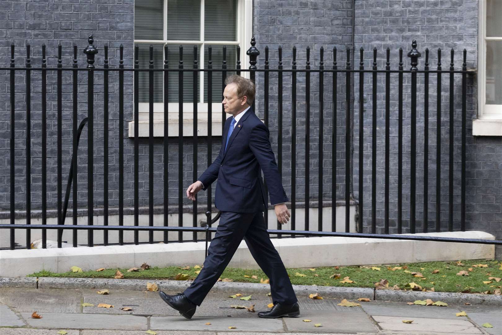 Grant Shapps arrives at 10 Downing Street after the resignation of home secretary Suella Braverman (Belinda Jiao/PA)