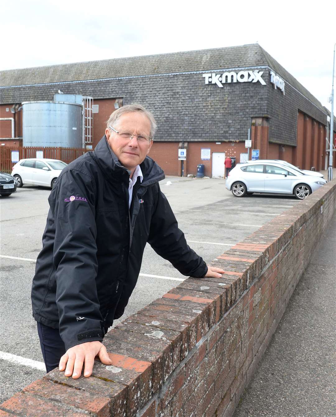 Frank Roach of HiTrans in Strothers Lane car park which has been bought by Network Rail, along with the TK Maxx building. Picture: Gary Anthony.
