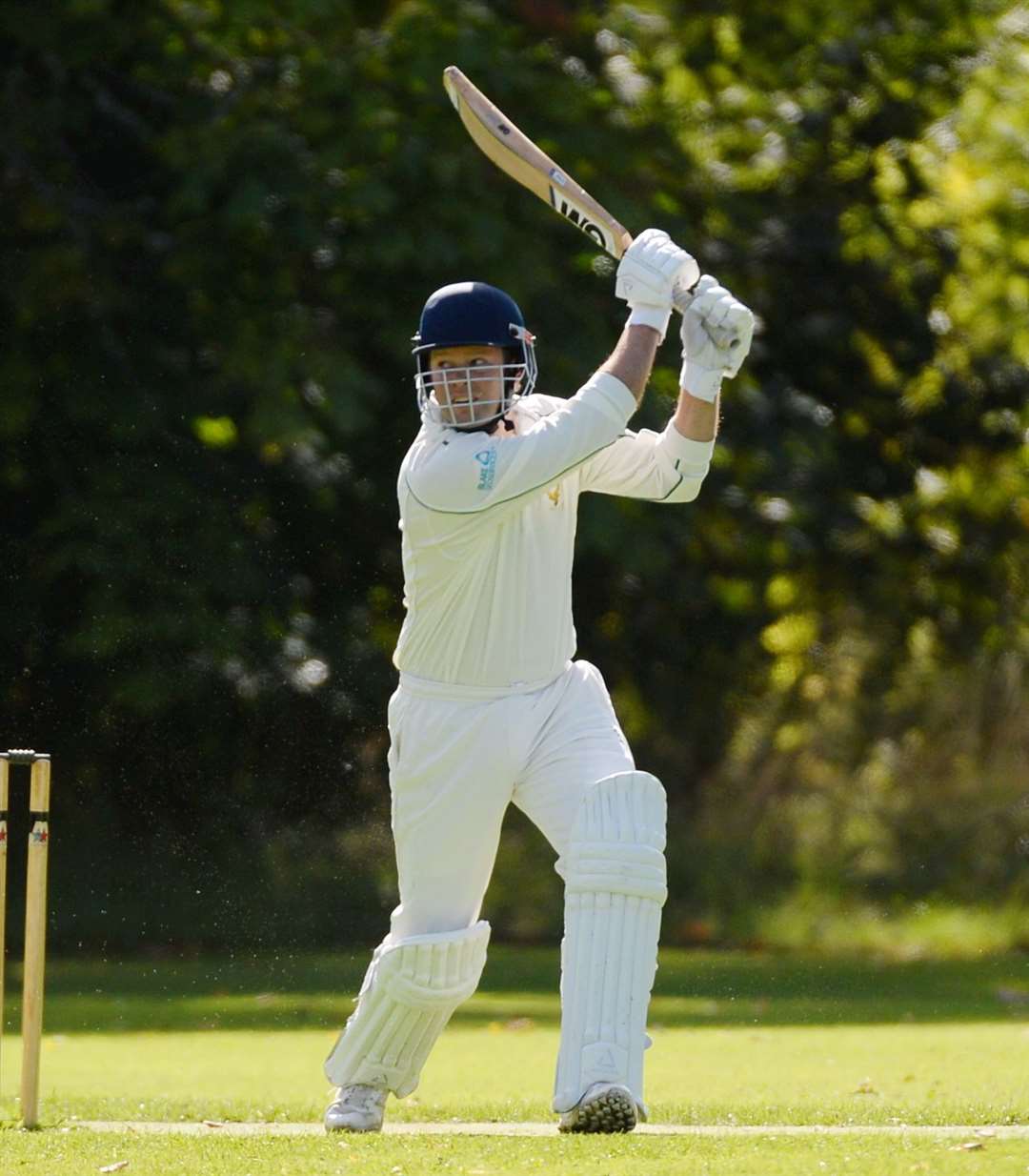 Cricket at Castle Leod..Ross County v Northern Counties..Chris Blake at the crease..Picture: Gary Anthony..
