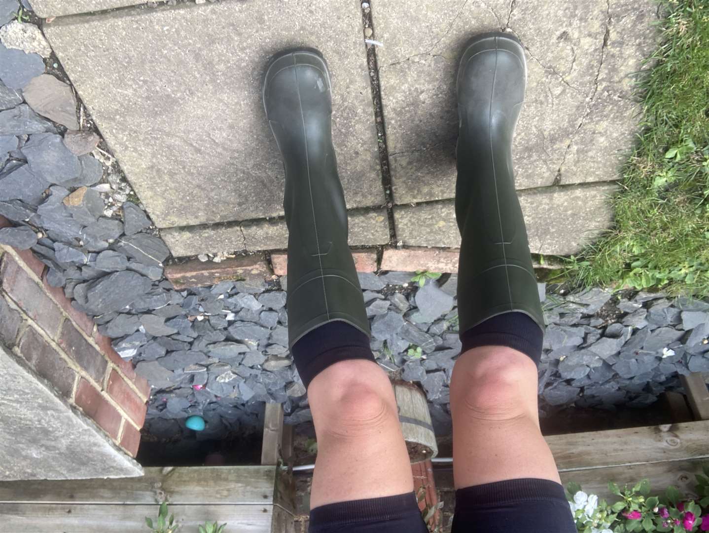 The wellies had to fulfil a certain criteria in order for Mrs Raynos to be eligible for the record books (Handout/PA)