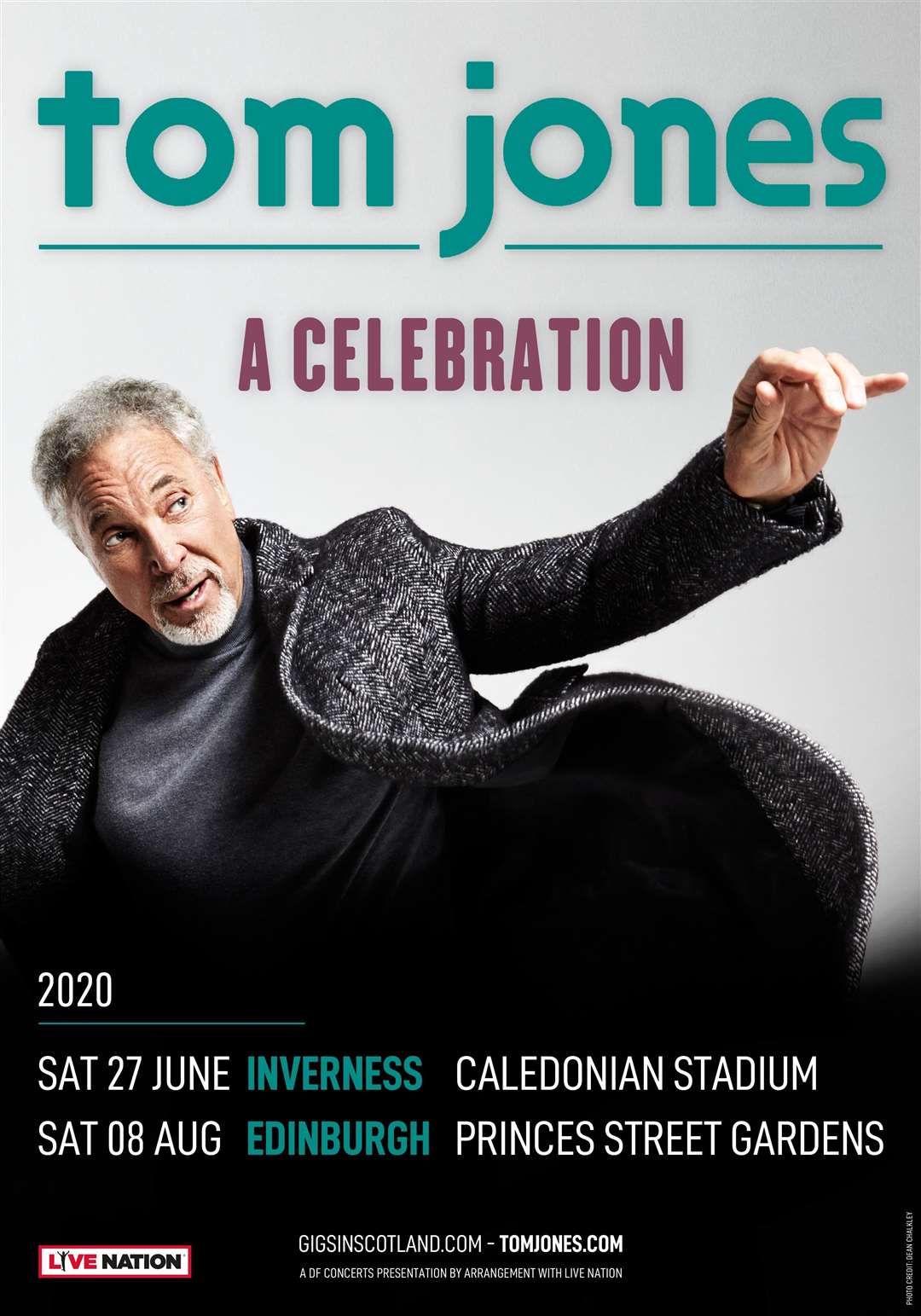 Sir Tom Jones is to perform in Inverness.