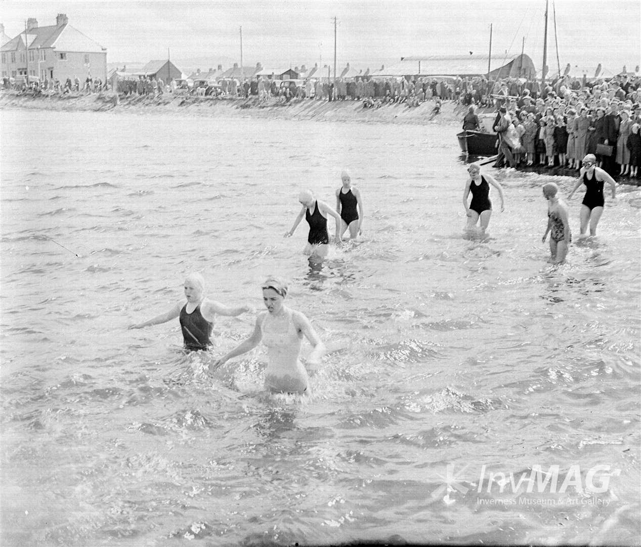 Swimmers setting off on the Kessock Ferry Swim in this archive picture.