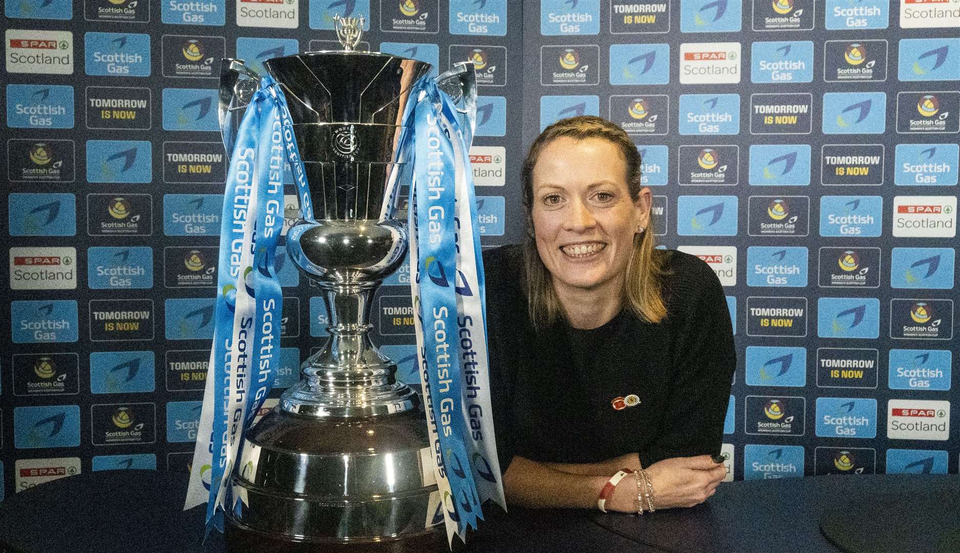 Commonwealth Games medallist Eilidh Doyle made the draw for the third round of the 2023/24 Scottish Women's Cup. Picture: Scottish FA