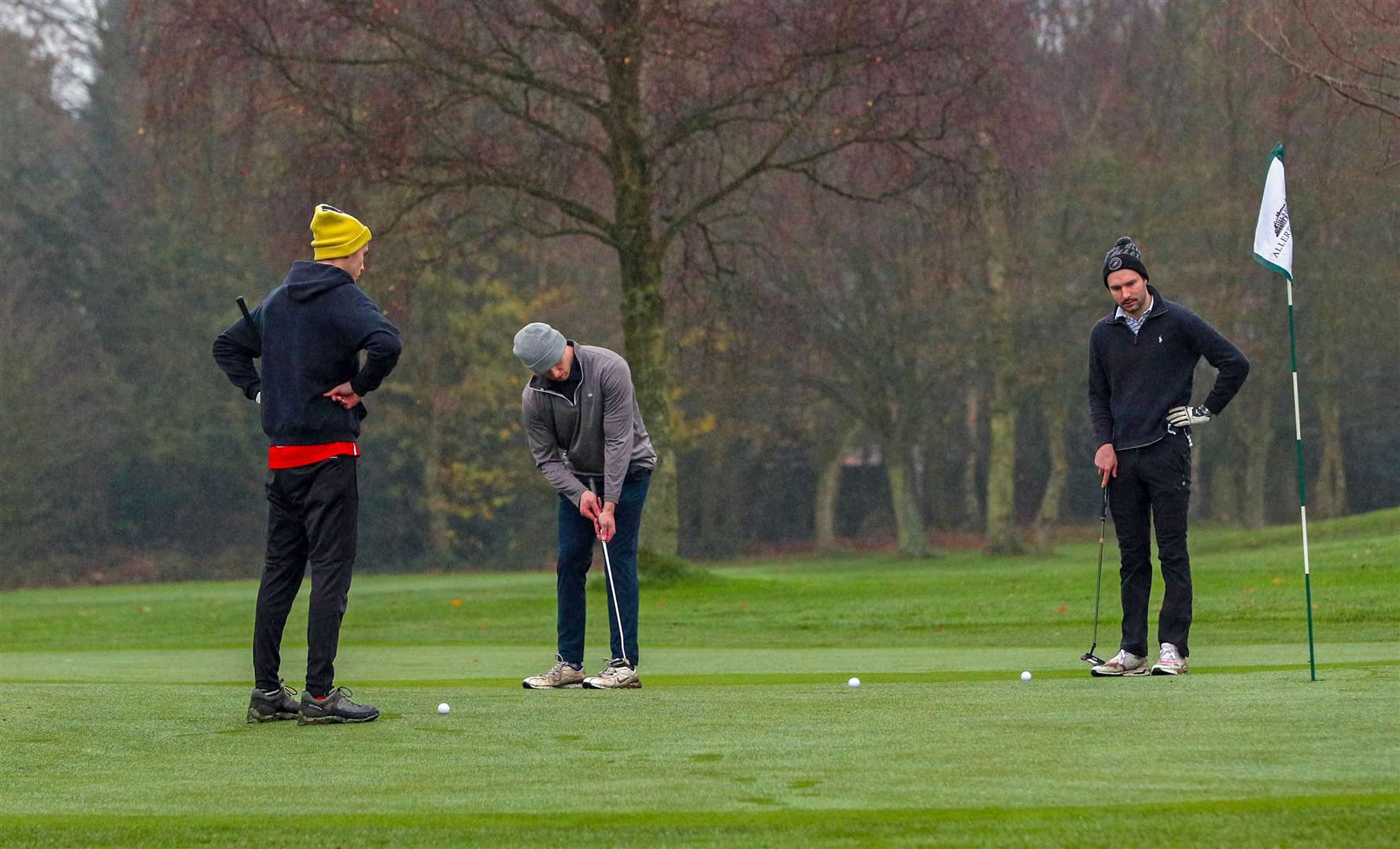 Members of Allerton Manor Golf Club in Liverpool took advantage of the relaxation of restrictions (Peter Byrne/PA)