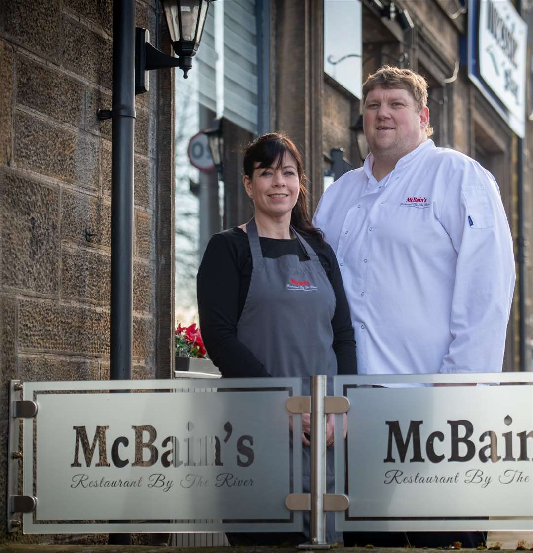 Owners Corinna and Paul McBain. Picture: Callum Mackay.