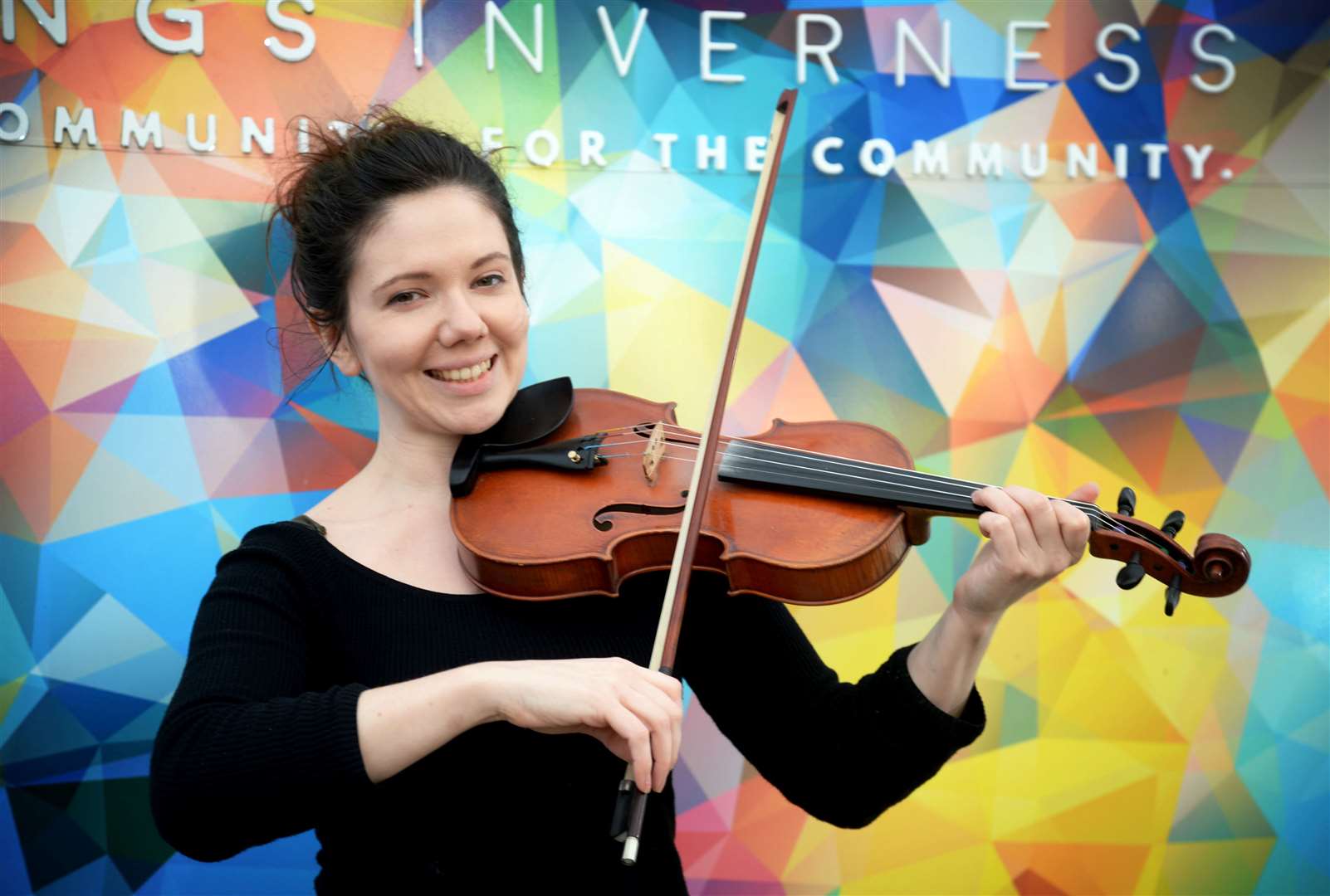 Fiddle teacher Rachel Campbell runs Astar music school. Picture: Gair Fraser/SPP
