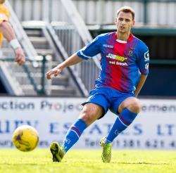 Lewis Horner is looking at a move to right-back in his push for games. Picture: Ken Macpherson.