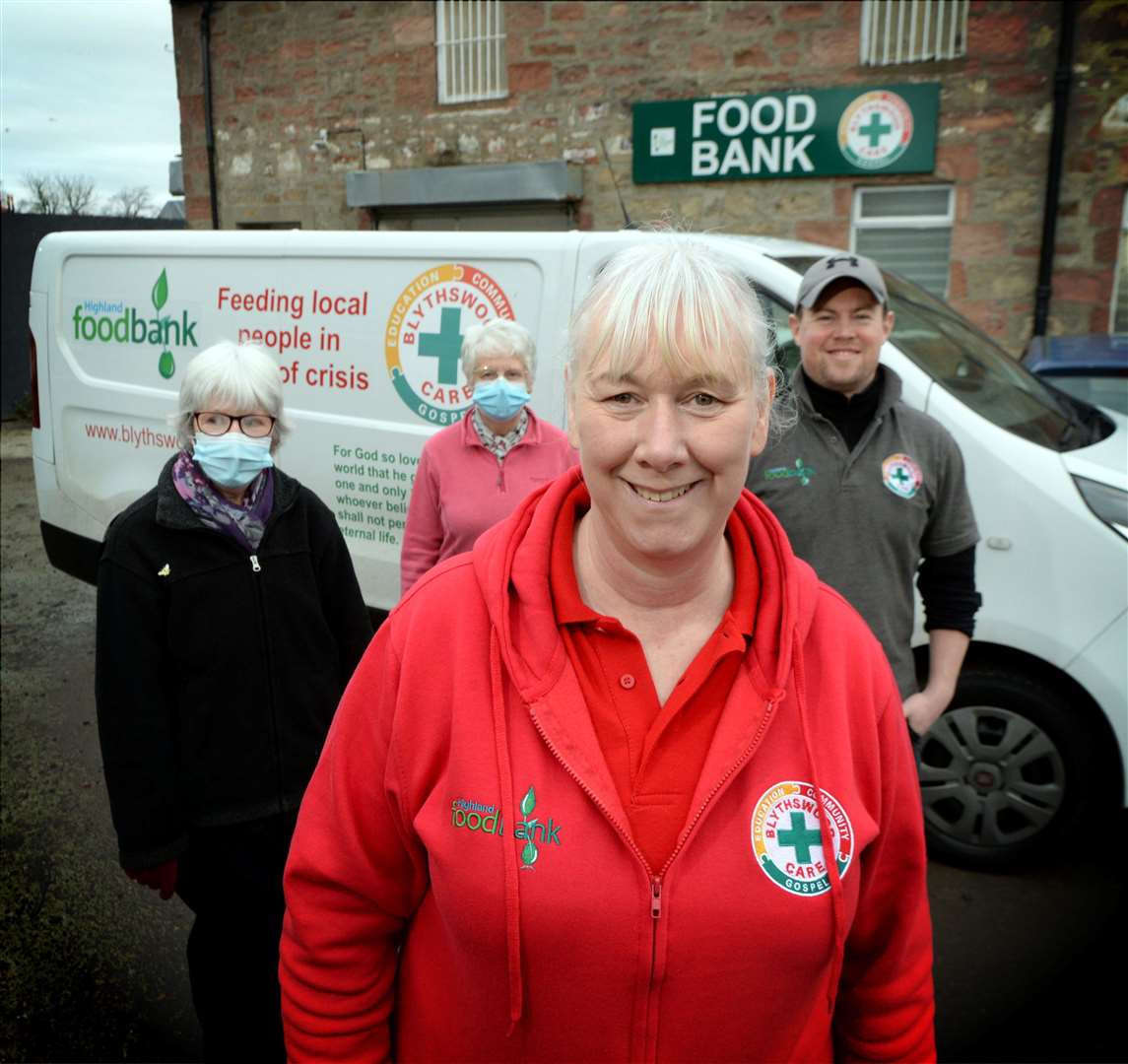 Two volunteers, Lorna Dempster, Food Bank Manager and Luke Matheson, Warehouse Coordinator. Picture: James Mackenzie