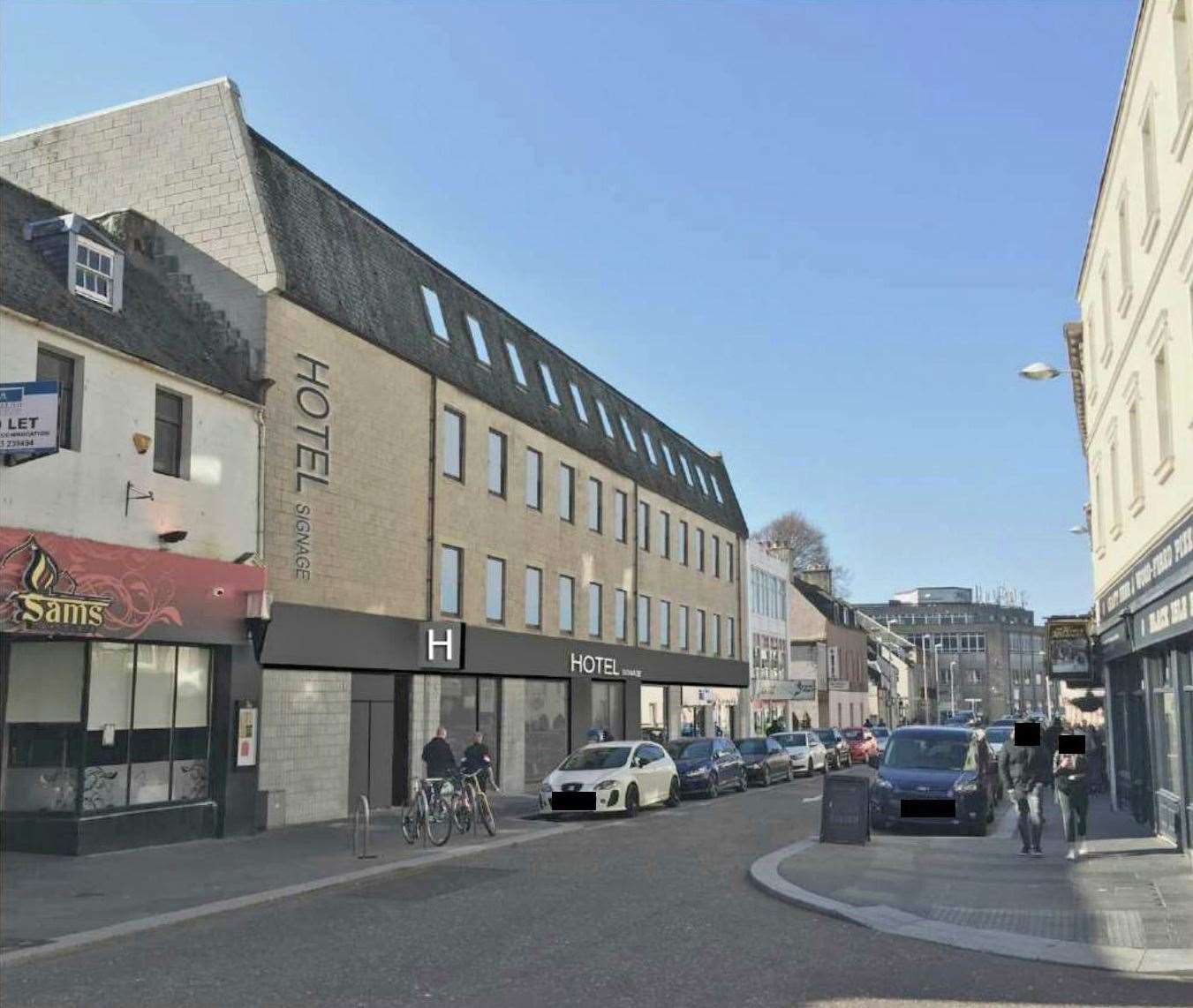 An artist's impression of the proposed hotel in Church Street.