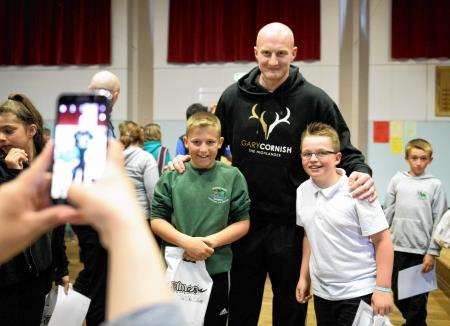 Gary Cornish plans to hold boxing classes with schoolchildren in Inverness.