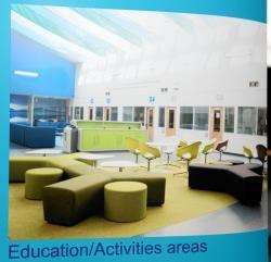 How the education and activity area could look.